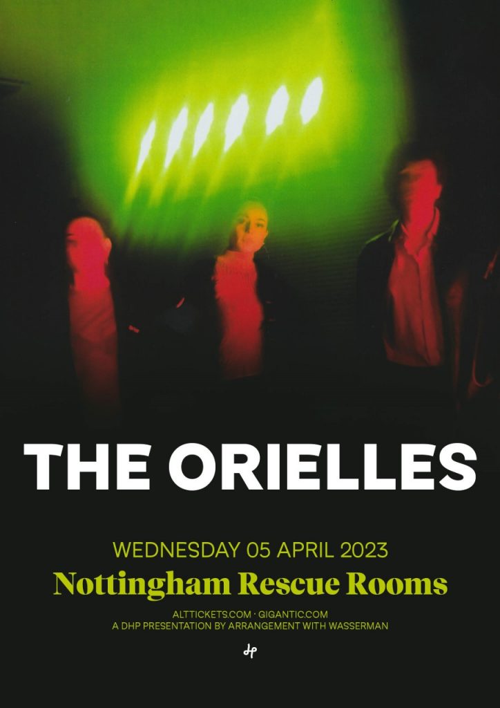 The Orielles Poster Rescue Rooms Nottingham 2023