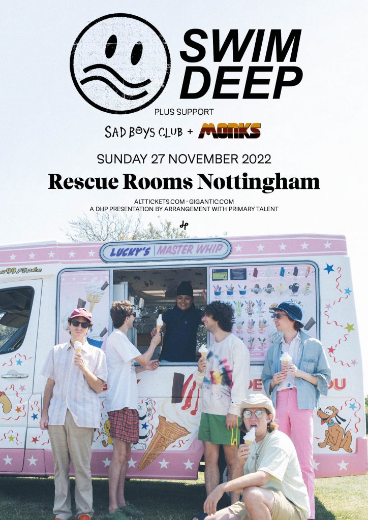 swim deep support poster