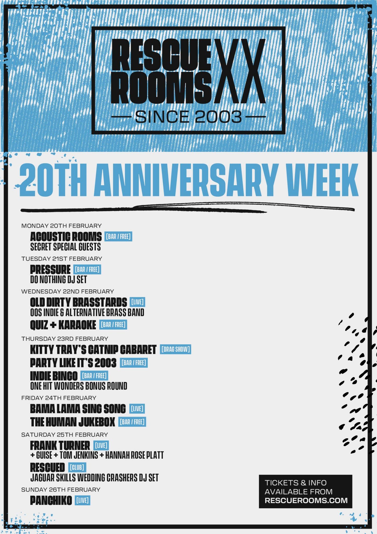 RRXX Celebrating 20 Years of Rescue Rooms! Rescue Rooms