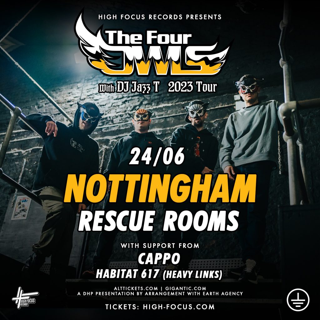The four Owls Poster Square
