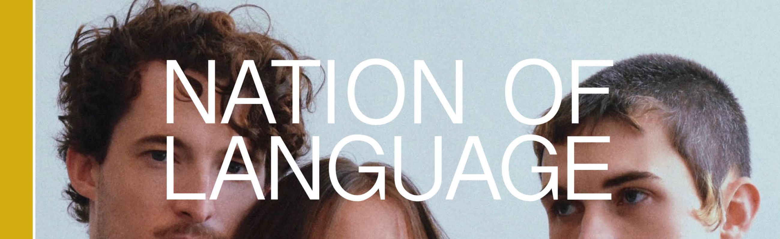 NATION OF LANGUAGE POSTER