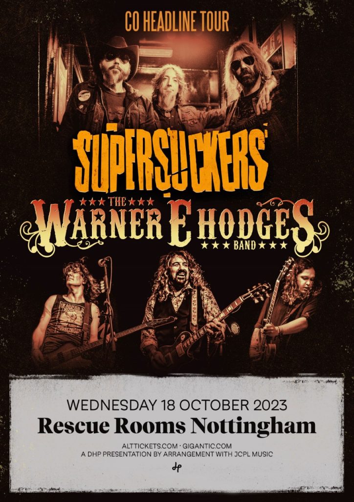 Supersuckers + Warner E Hodges band poster