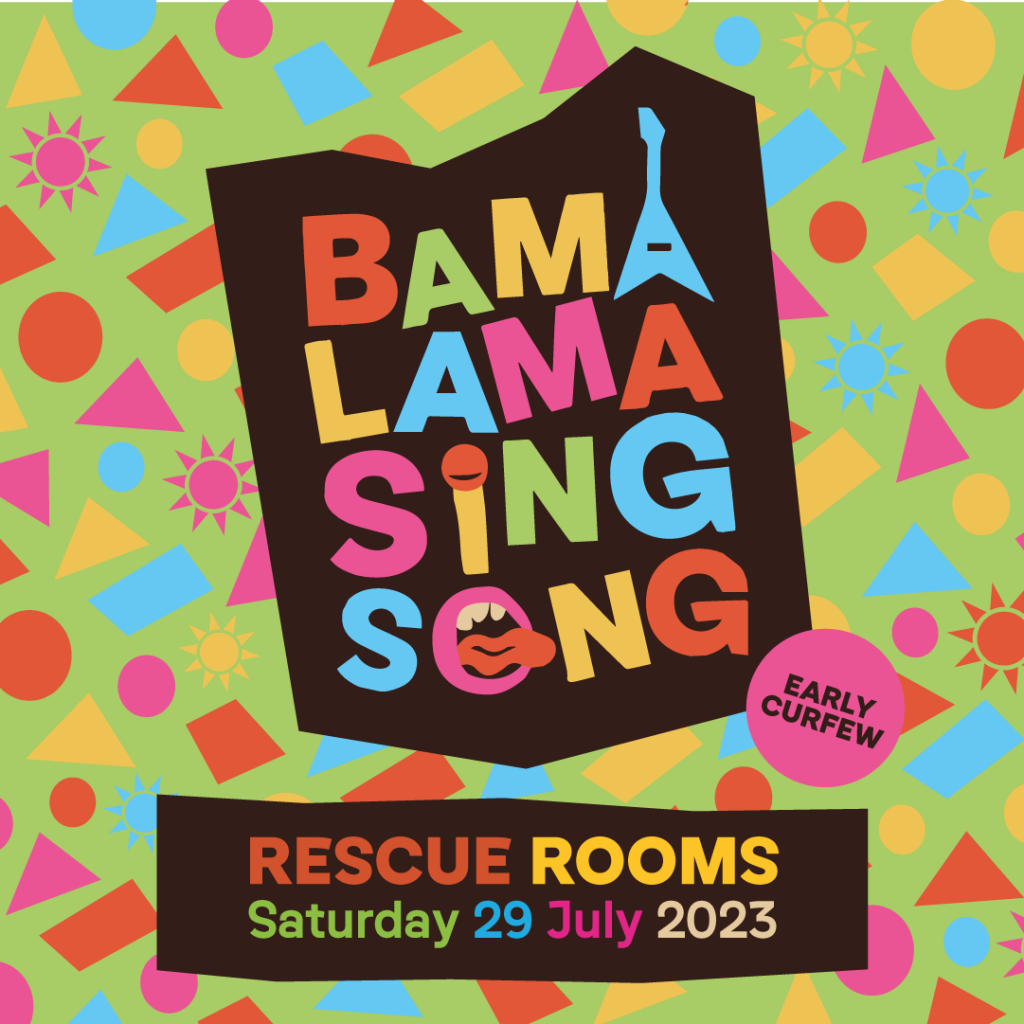 Bama Lama Sing Song Square Poster