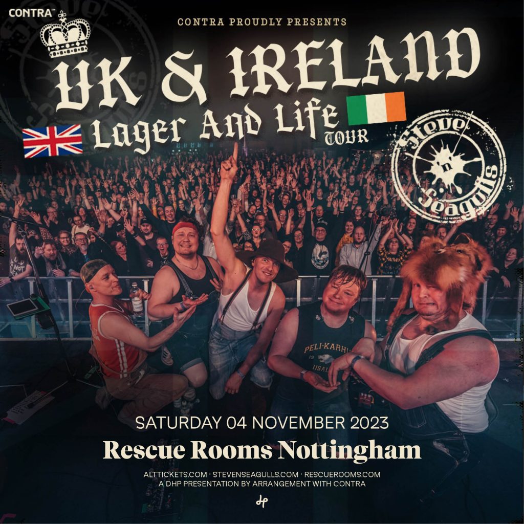 Steve N Seagulls Nottingham Poster